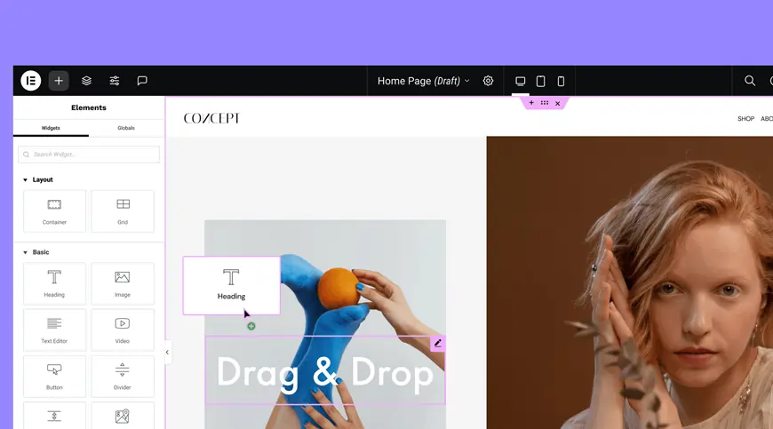 Why choose Elementor page builder